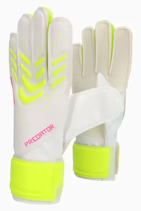 Вратарские перчатки adidas Predator Training Junior - белый