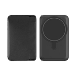 Внешний аккумулятор MagSafe и магнитный чехол-бумажник Energea MagWallet Cash 5K (5000 мА·ч) Беспроводная зарядка: Qi 15 Вт. Проводная зарядка: USB-C. Есть LED-индикация и поддержка PD. Энергоёмкость — 19,25 Вт·ч. Максимальная выходная мощность — 20 Вт. С