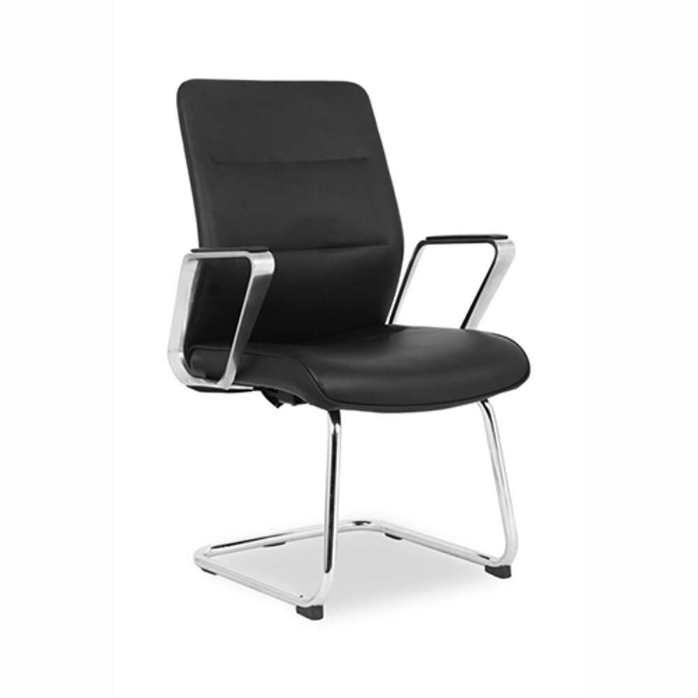 Кресло для посетителей College HLC-2415L-3/Black (Черный)
