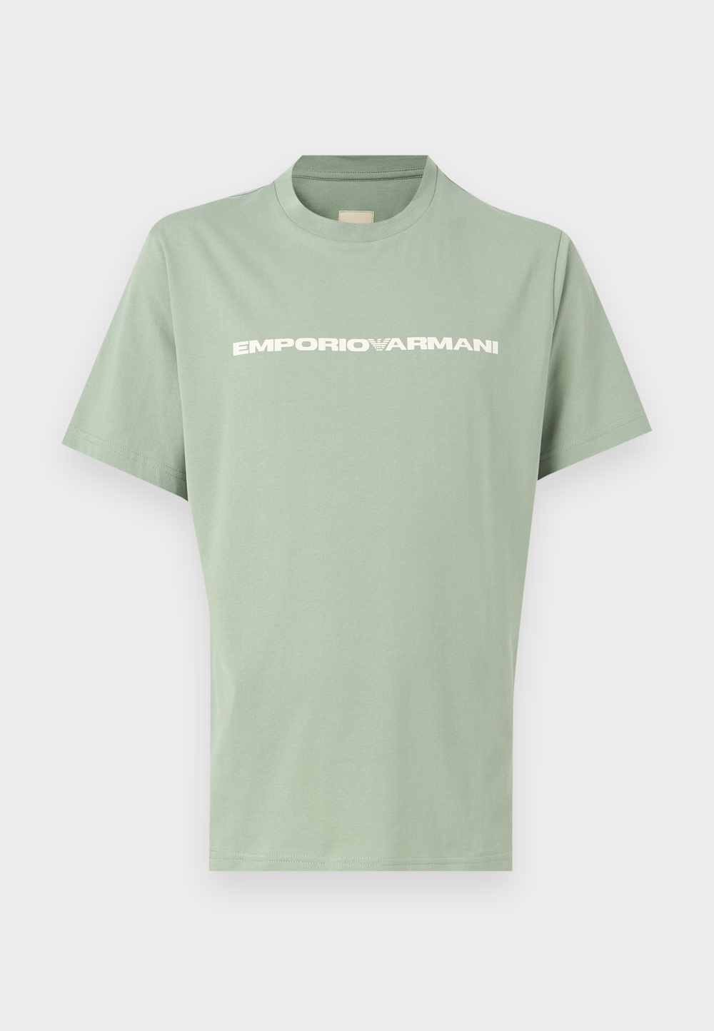 Emporio Armani Футболка с принтом - Зелёный
