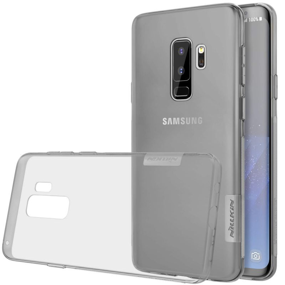 Прозрачный силиконовый чехол Nillkin Nature для Samsung Galaxy S9 Plus