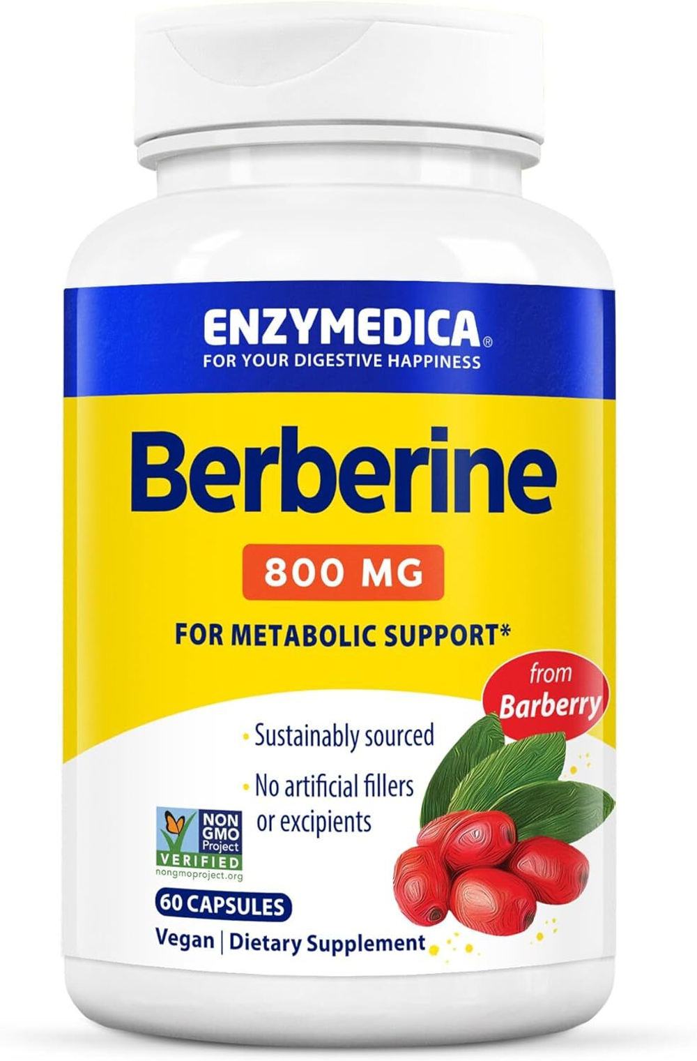 Enzymedica - Berberine 60 capsules