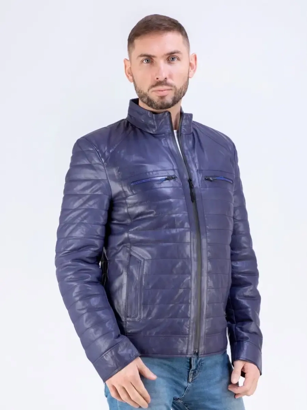 Куртка мужская из натуральной кожи
