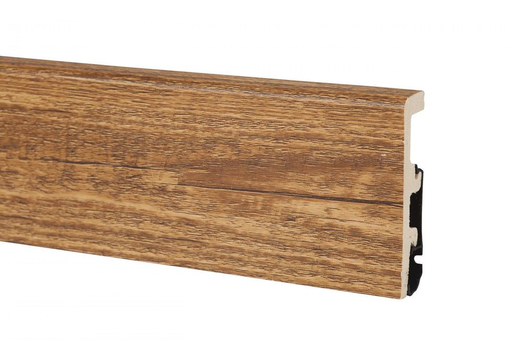 Плинтус Integra 10 дуб кальвадос, 2400x80x20 мм