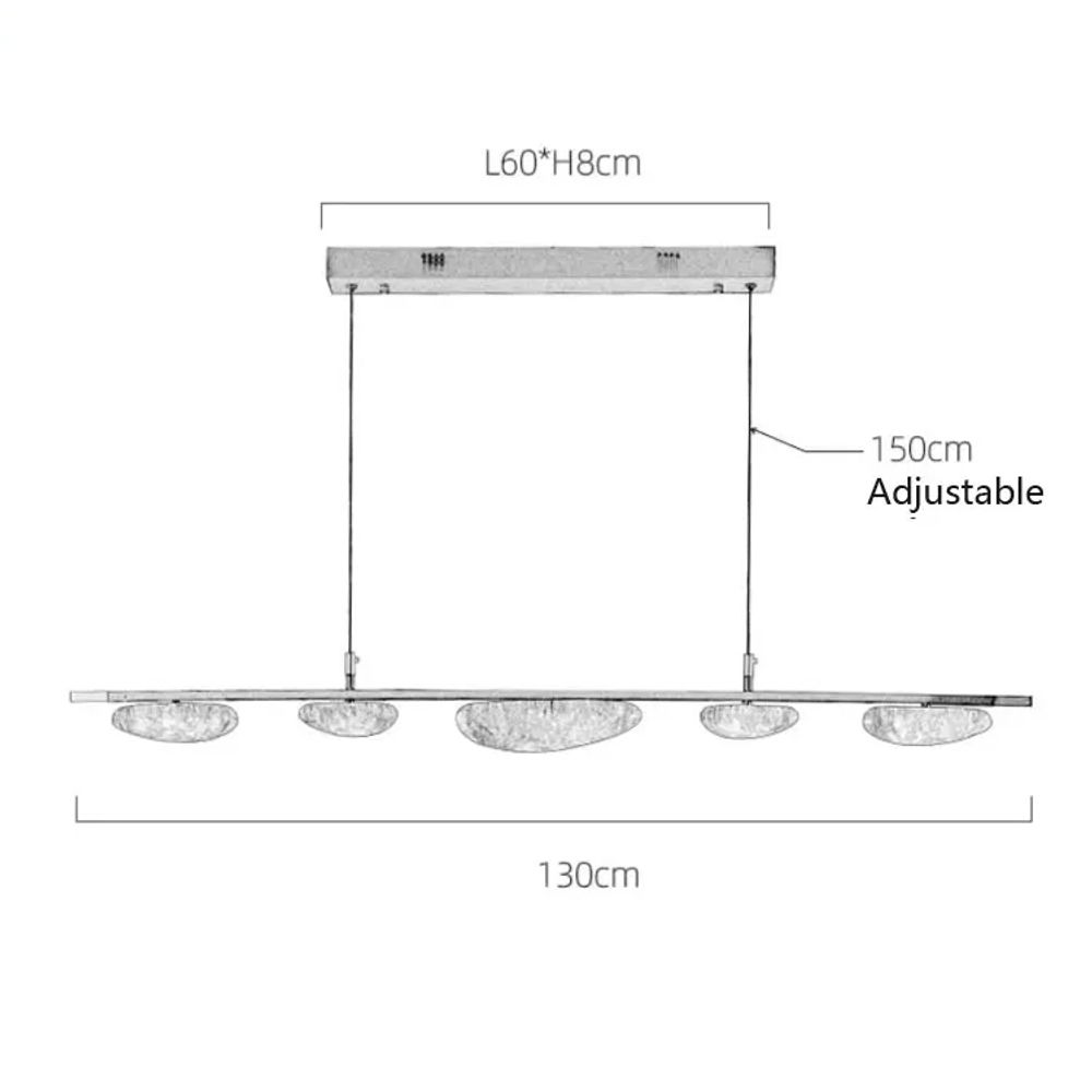 Подвесной светильник MT9125-5HL pearl black