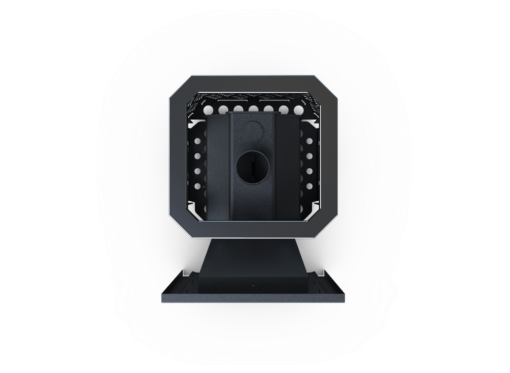 Банная печь Душа- 15 Сетка Лист Ивы панорама 8мм