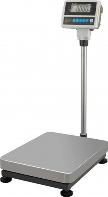 Весы торговые Cas HD-60 напольные 2х диапазонные с пред. 60 кг, жк дисплей 740631