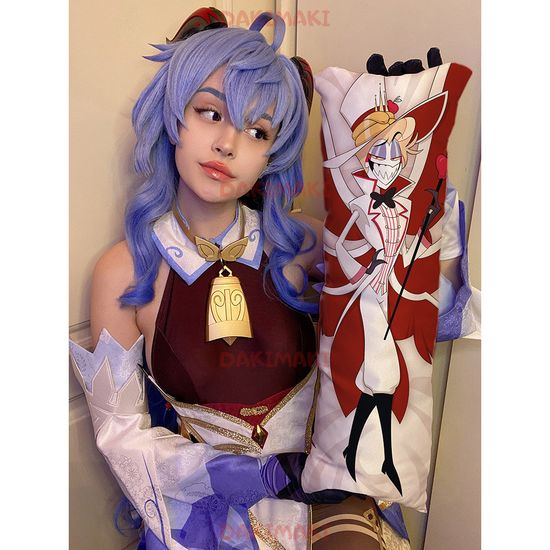 Мини дакимакура Люцифер Отель Хазбин арт. M1209, 60х20 см