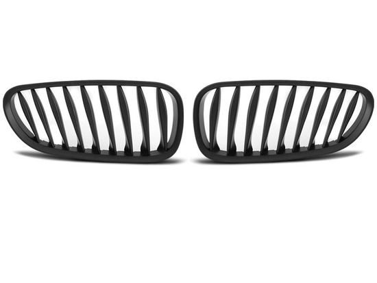 Решетка (ноздри) MATT BLACK для BMW Z4 E85 E86