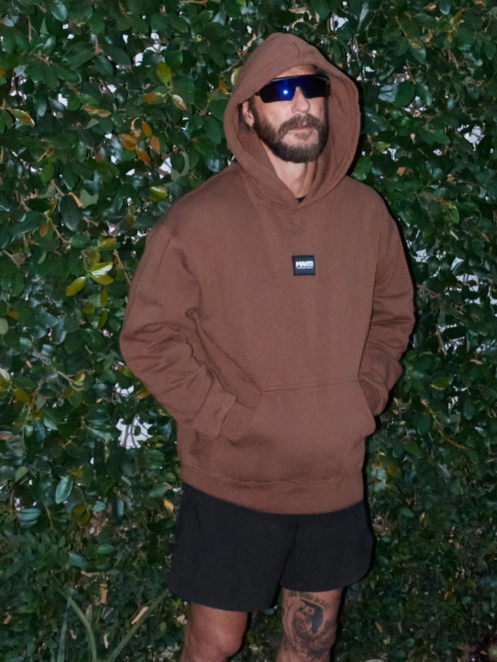 Худи MANTO LABEL 25 OVERSIZE - Коричневое