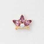 Royal Lily tops with Semi-Precious stones