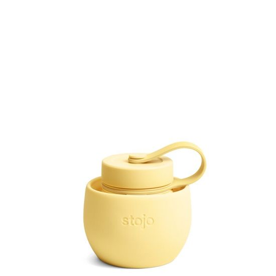 Бутылка складная силиконовая Stojo Junior Bottle Mimosa, 14 oz / 400 мл