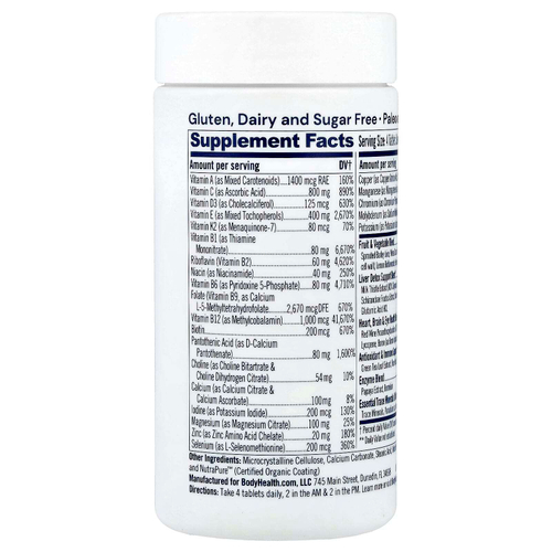 BodyHealth, Multi Complete ™, 120 таблеток