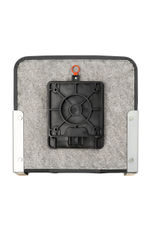 Кресло мягкое в лодку с поворотным механизмом серый/черный