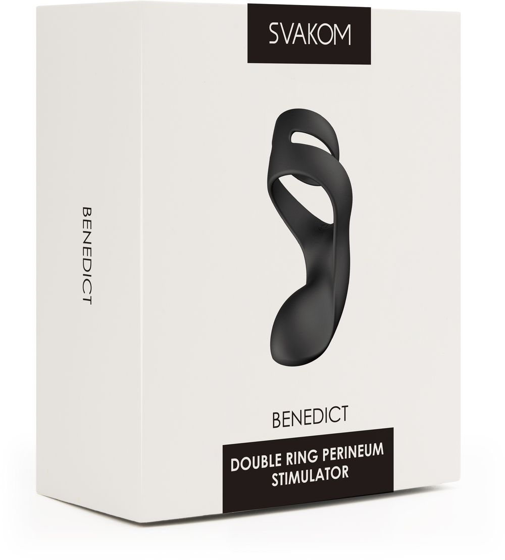 Svakom Benedict - Стимулятор промежности с двойным кольцом