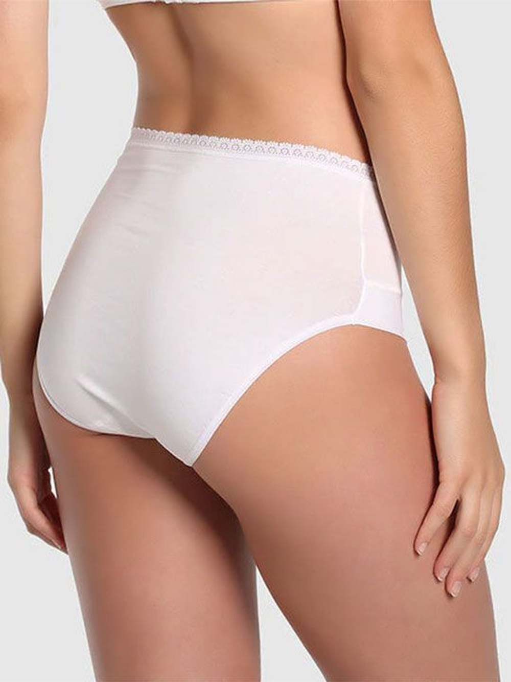 Набор из 2 трусиков с завышенной талией Esencial (Размер: XL) (Цвет: телесный)