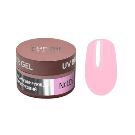 Runail Expert Гель моделирующий UV BUILDER GEL №105 конфетно-розовый, 15г банка