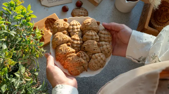 Баклажановое печенье - хрустящее домашнее печенье с сыром и орехами