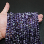 Аметист бусины 8мм 10мм
