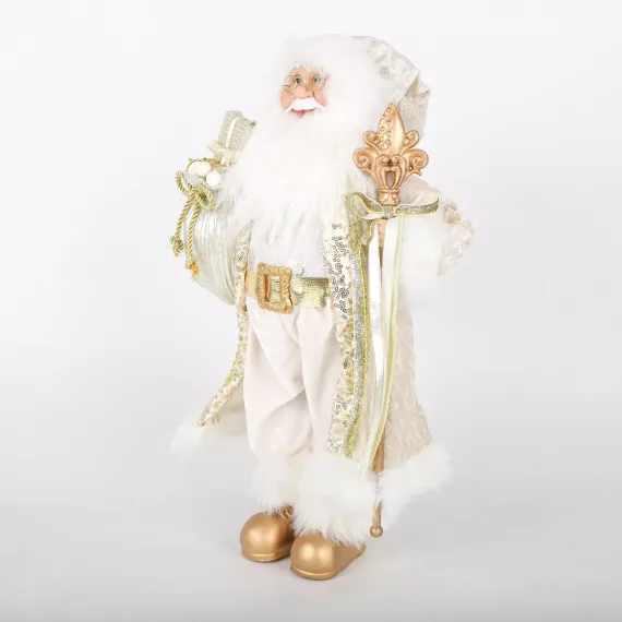 Дед Мороз Королевский в золотом наряде 60 см., ЕлкиТорг (ZS-S-21838-24)
