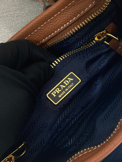 Prada Bonnie Leather Mini Handbag 23 cm