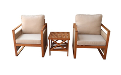 Набор садовой мебели из эвкалипта, 3 предмета, TP2116.0.1