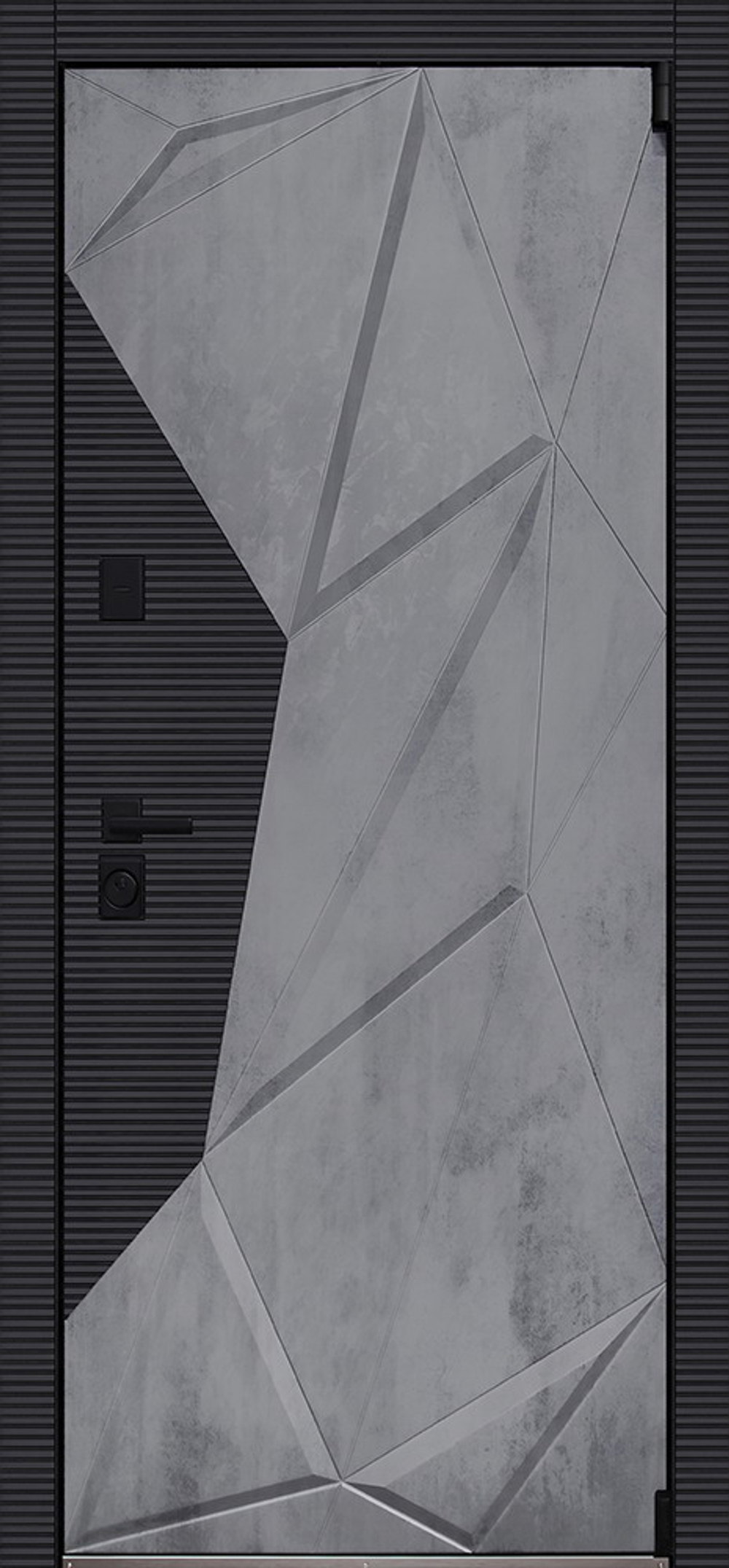 Стальная дверь "Лабрадорит" 3D. Заказная модель.