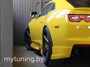 Накладки на задний бампер для Chevrolet Camaro SS,RS