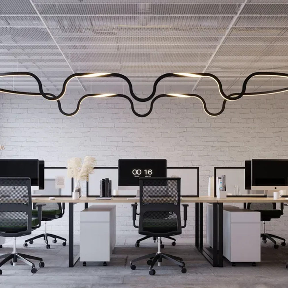 Профиль SL-ARC-3535-D1500-N90 BLACK (1180мм, дуга 1 из 4) (Arlight, Алюминий) 026596