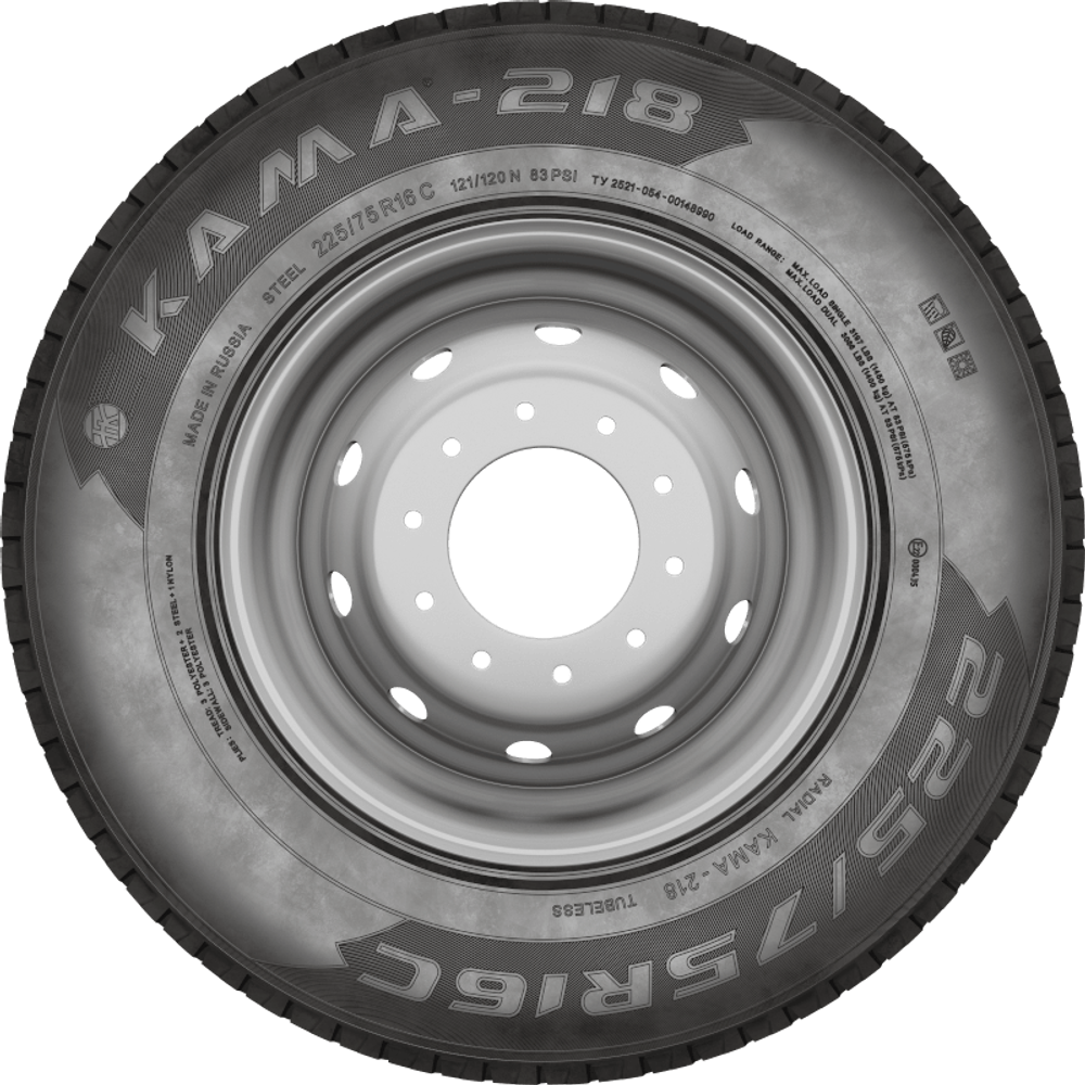 Шины 225/75R16C КАМА-218 121/120N TL