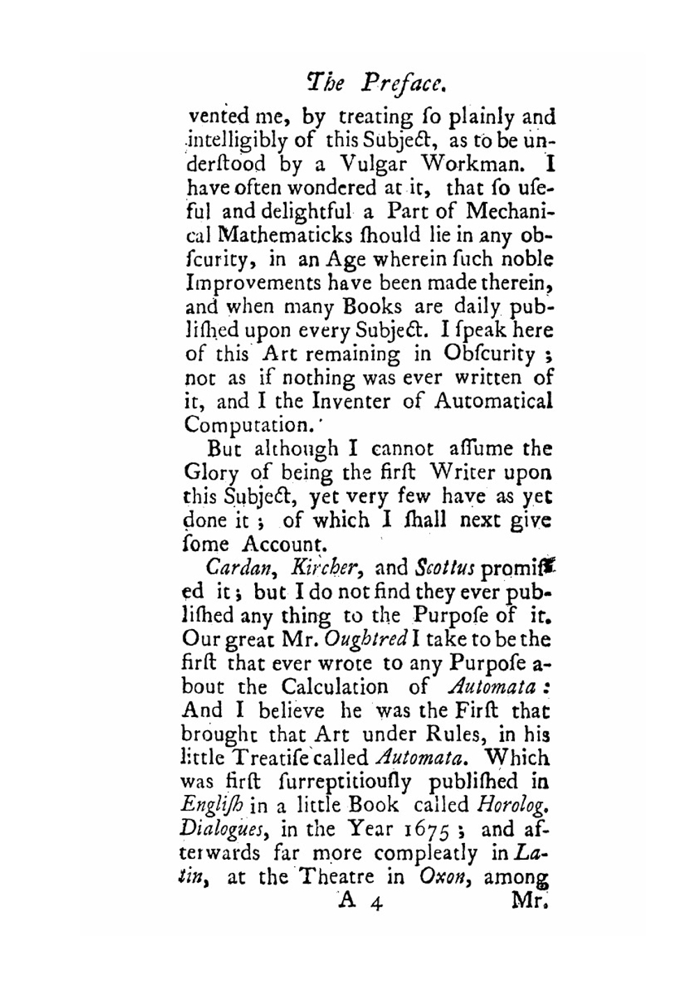 The artificial clock-maker. A treatise of watch and clock-work | W. Derham