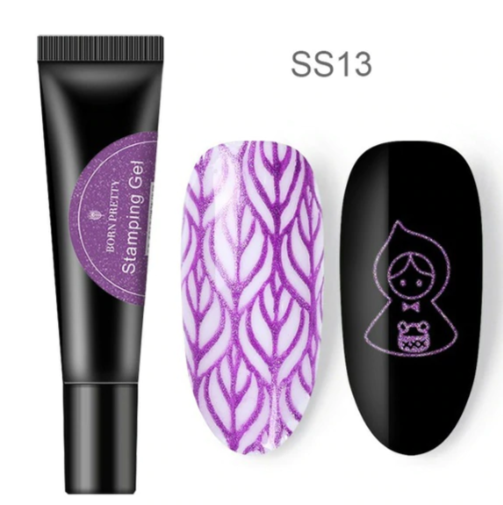 Гель для стемпинга BORN PRETTY BP-SS13 БЛЕСТКИ 8ml