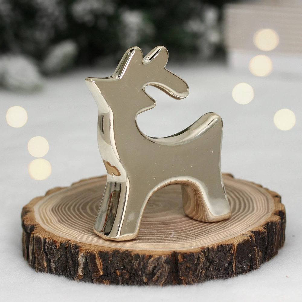 Украшение новогоднее GLOSS «Олень из сказки» 6.9*2*8.5 см, Золото