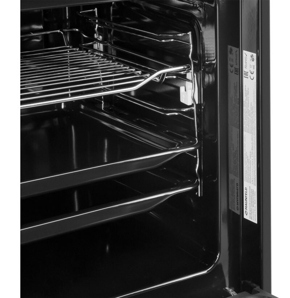 Шкаф духовой электрический с СВЧ MAUNFELD MEOR7217SMW фото 10
