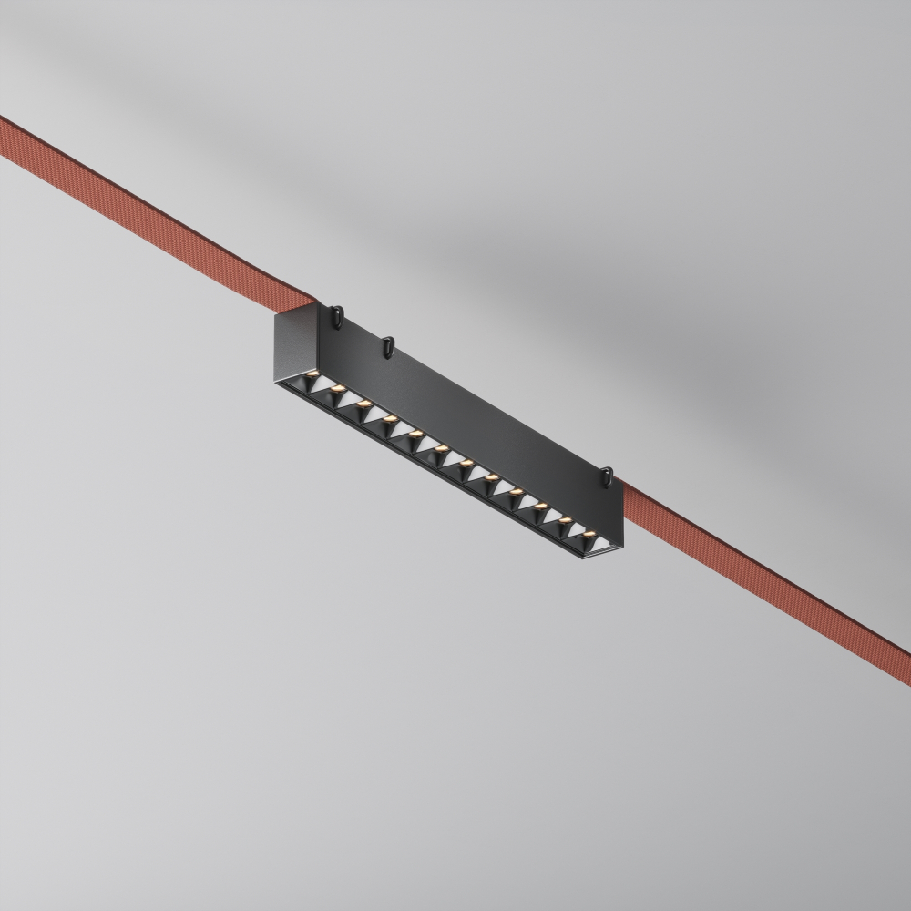 Трековый светодиодный светильник Maytoni Points TR128B-12W3K-M-B