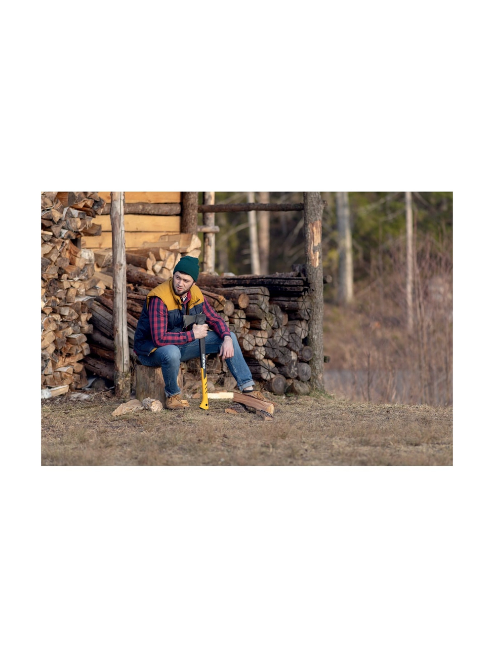 Топор-колун 1700 г Inforce 06-12-21