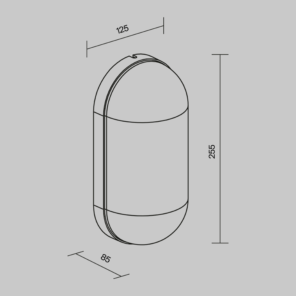 Уличный настенный светильник Outdoor O449WL-01GF