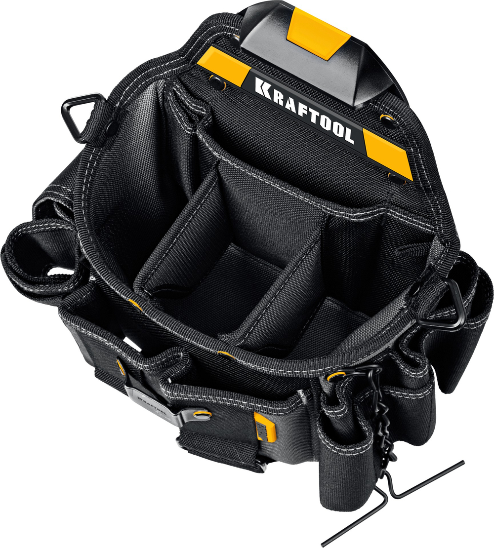 KRAFTOOL KPB-23 поясная сумка с быстросъёмным креплением FastClip, 290 х 310 мм (38766)