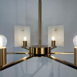 Люстра Marble Square Chandelier By Imperiumloft