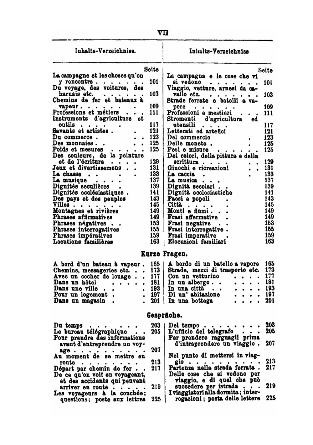 Conversationsbuch Für Reisende in Vier Sprachen, Deutsch, Französisch, Englisch, Italienisch | K. Baedeker