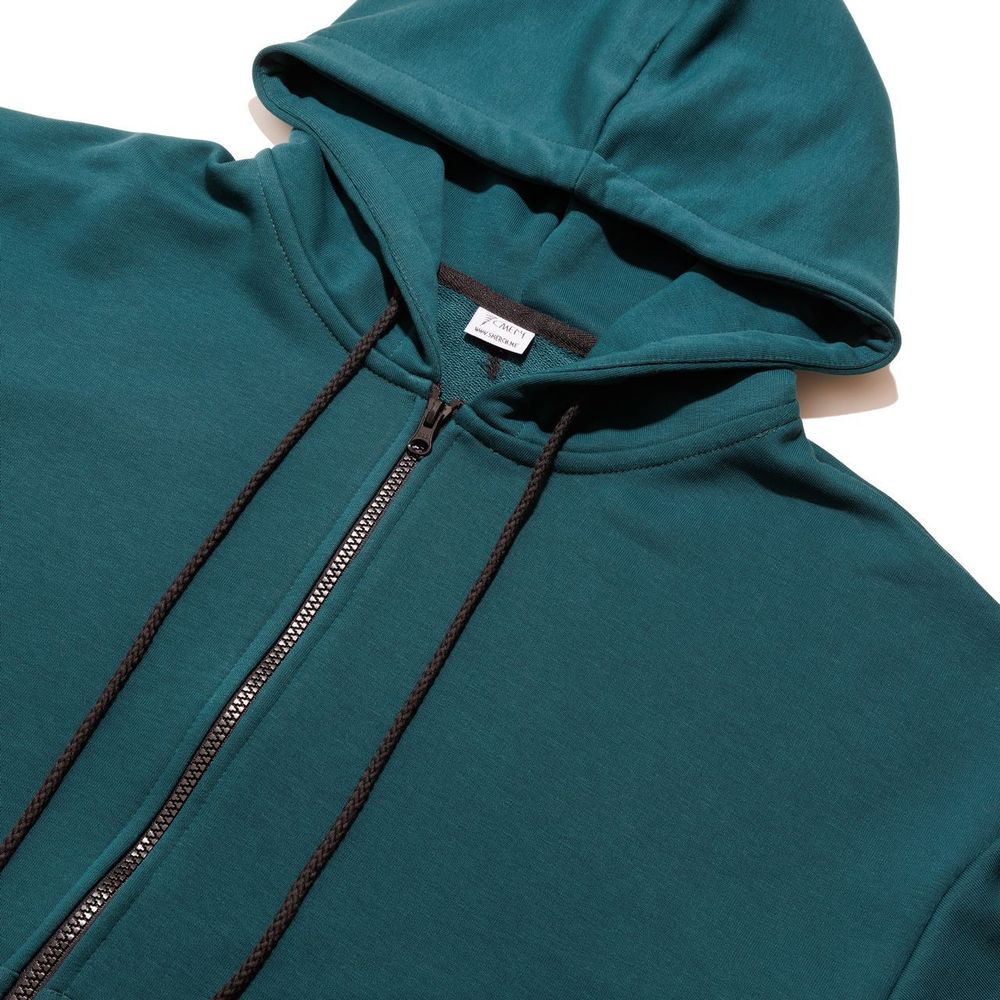 Худи Смерч на молнии #6 изумрудный