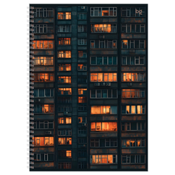 Тетрадь 96л., А4, клетка, на гребне BG "Архитектура" Т4гр96 06286