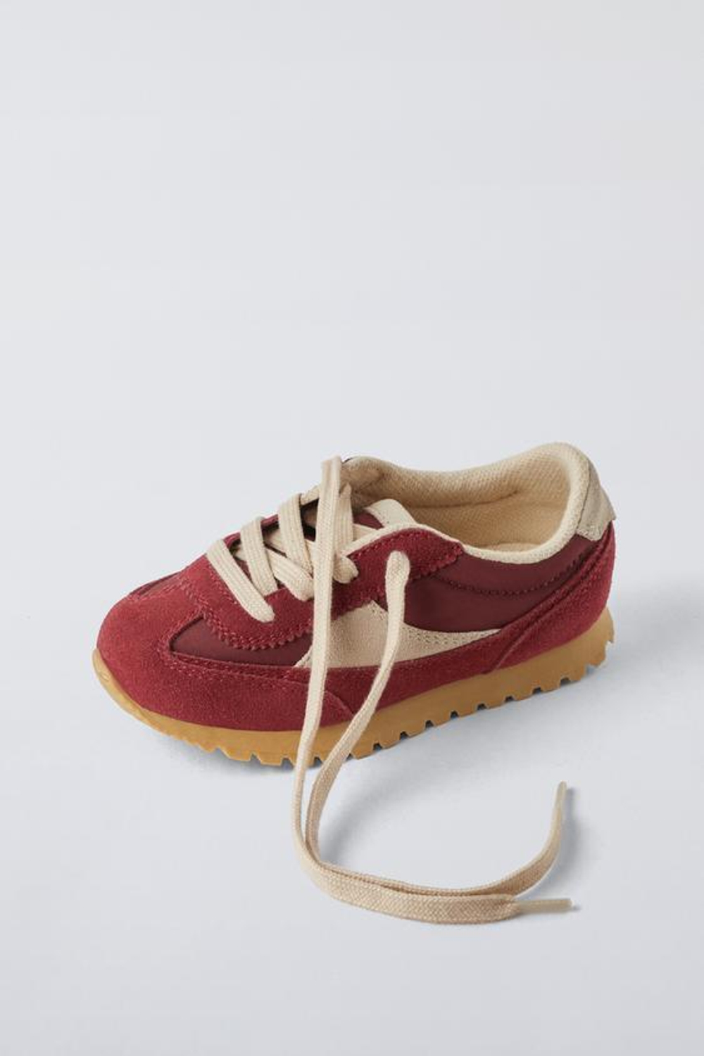 ZARA КРОССОВКИ SOFT, КРАСНЫЙ