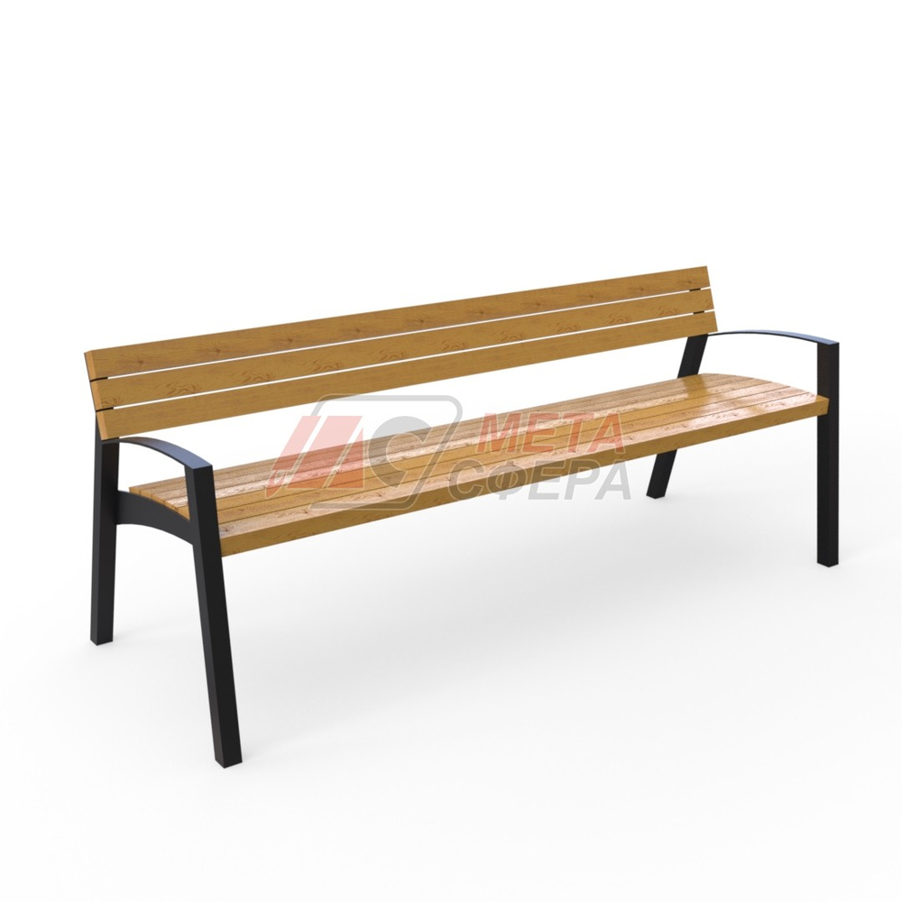 Скамейка VERA SOLO с подлокотниками