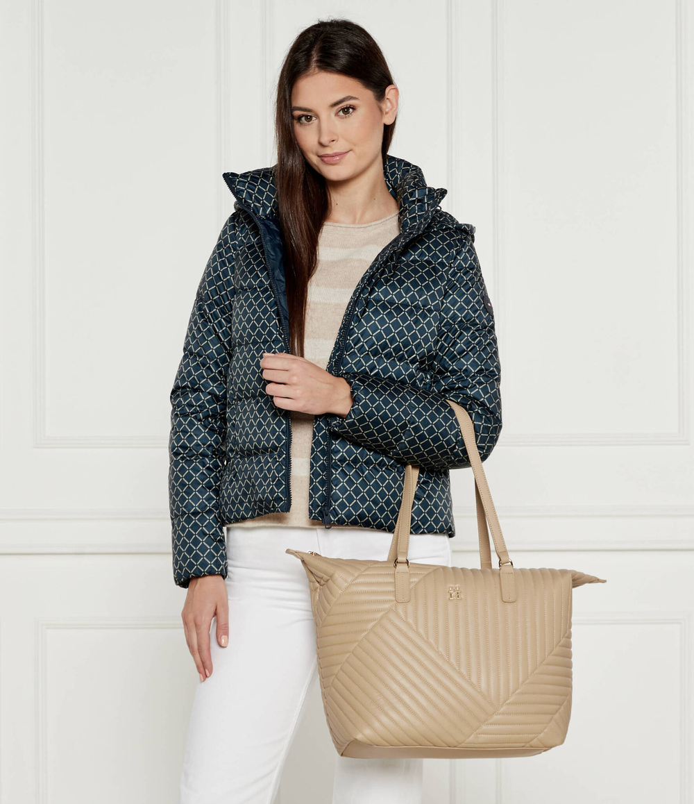 Сумка-шопер POPPY Tommy Hilfiger - бежевый(AW0AW17013)