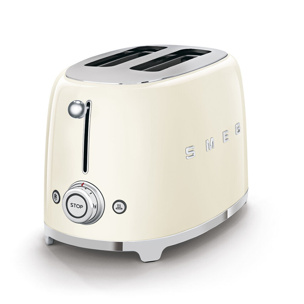 Тостер на 2 ломтика Smeg TSF01CREU
