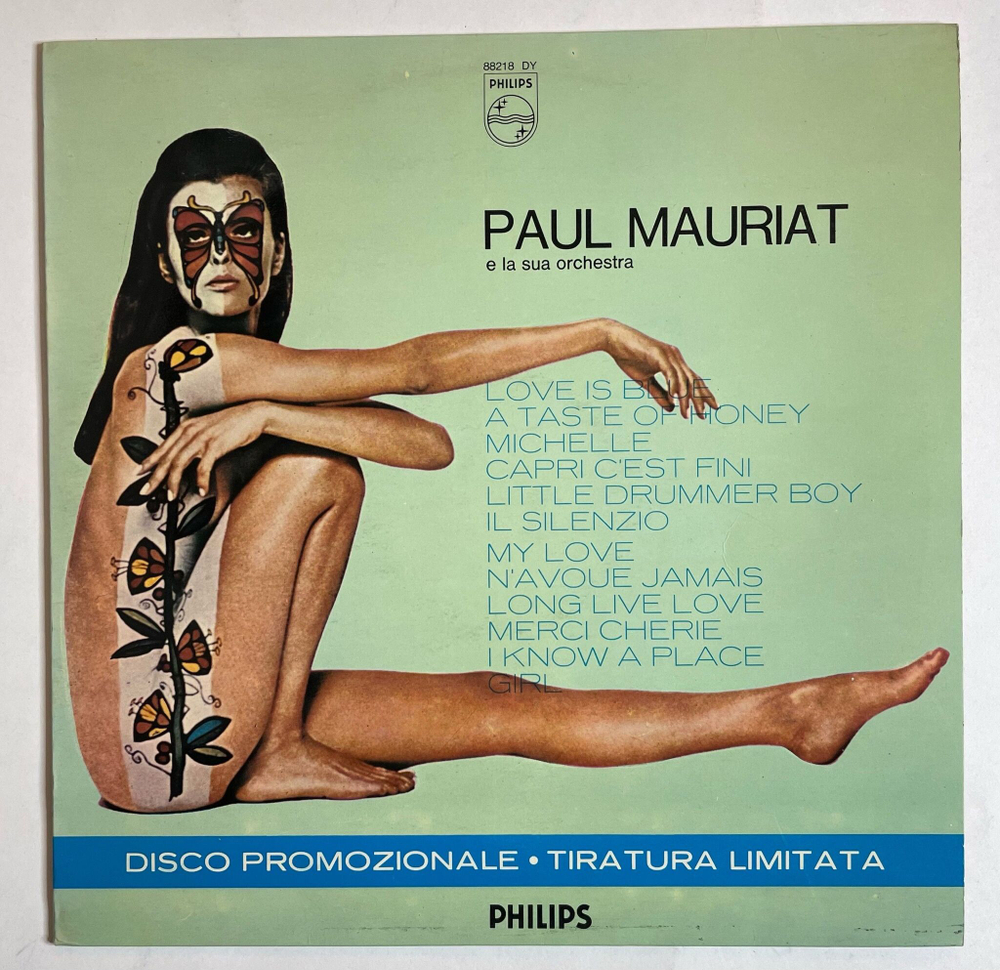Винтажная виниловая пластинка LP Поль Мориа Paul Mauriat E La Sua Orchestra A Taste Of Mauriat (Italy 1967)