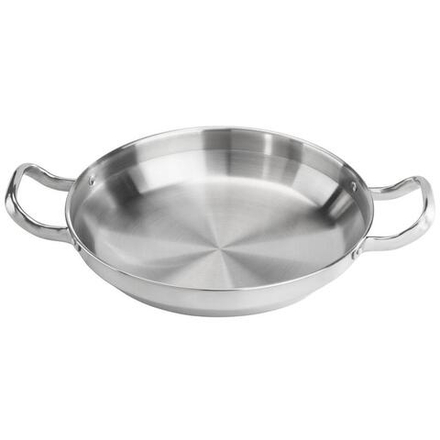 Сковорода для подачи 21 см h5 см 1300 мл круглая нерж. 2 ручки P.L. Proff Cuisine