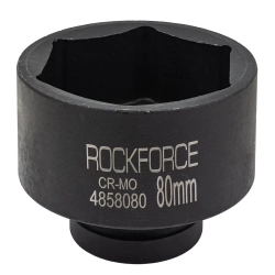 Головка ударная 1'', 80мм (6гр.) RockForce RF-4858080