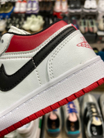 Jordan 1 Low White University Red Black